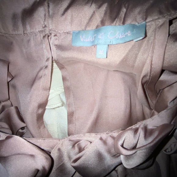Violet & Claire blush sleeveless blouse sz M - Picture 3 of 3